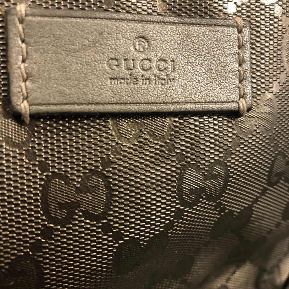 PRE LOVED GUCCI GG IMPRIME TOTE BAG
